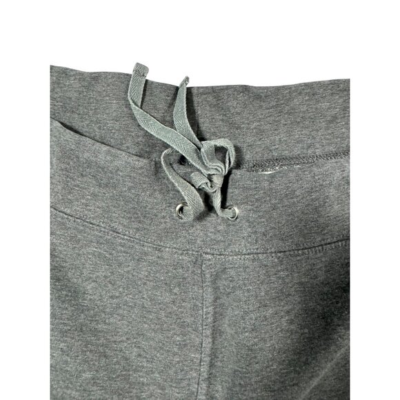 Lands End Womens Gray Drawstring Wide-Leg Pants 24W-26W Cotton/Polyester Blend - Picture 3 of 6